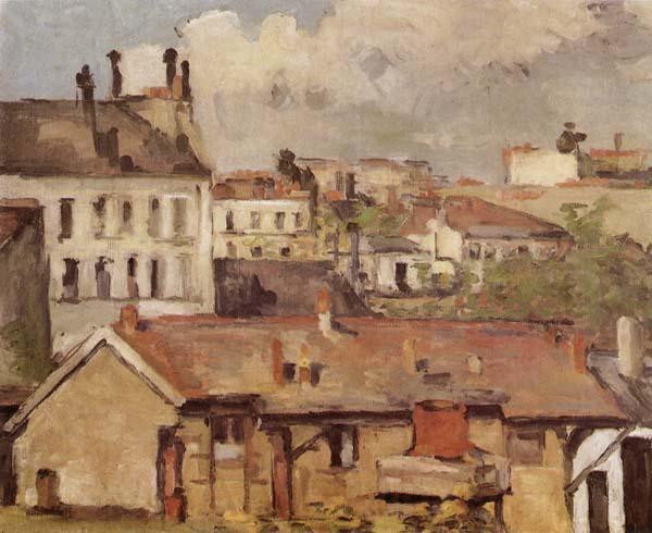 Paul Cezanne Roofs
